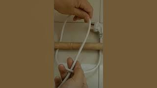 How to untie the stuck power cable